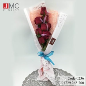 Classical red bouquet- JMC Florist 0236