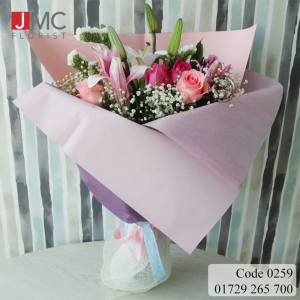 Mixed Shiny Bouquet- JMC Florist 259-c