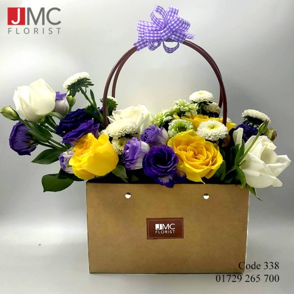 Mixed Rose Flower Bag- JMC Florist 338