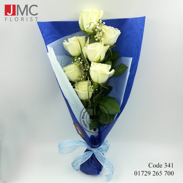 White Rose beauty bouquet - JMC Florist 341b