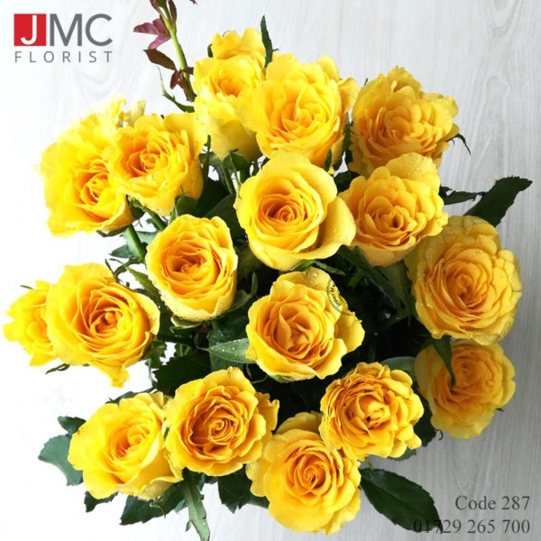 Yellow Rose Bouquet- JMC Florist 287b