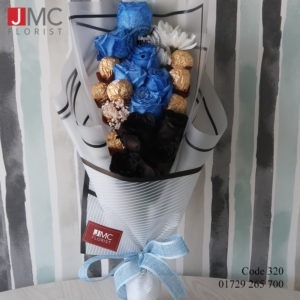 Rose Flower Boutique with Chocolate- JMC Florist 320 b
